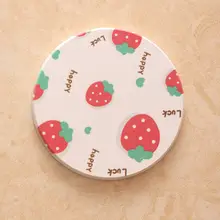 可愛いキャラクター円形デザインの吸水コースター【滑り止め・10cm・家庭用】