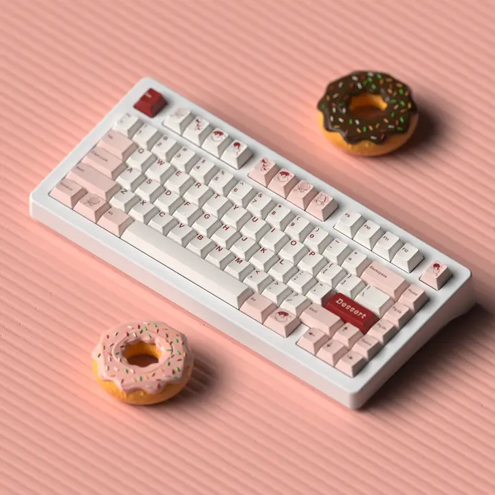 デザートデザインのタムキーボードキャップ【熱昇華・多様な対応キー】