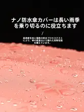 24本骨のフラワー柄長傘【女性用・大サイズ・強風対応・厚手】