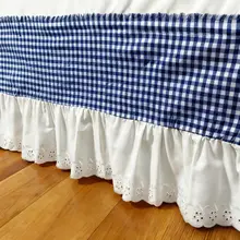 マジックテープ付き ベッドスカート【刺繍レース・防塵・タタミ用】