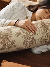 洗えるクッション【円柱型・横寝や足挟み用・極上の柔らかさ】