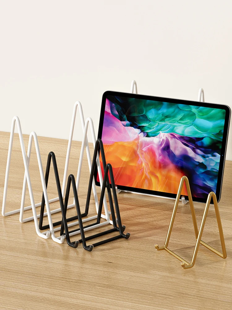 シンプルな金属製デスクトップiPadスタンド：iPad三脚ホルダー100均の実用性と性能解析