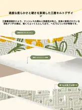 極上の柔らかさの宿泊用マット【一人用・冷却マット・和風・寝室用】