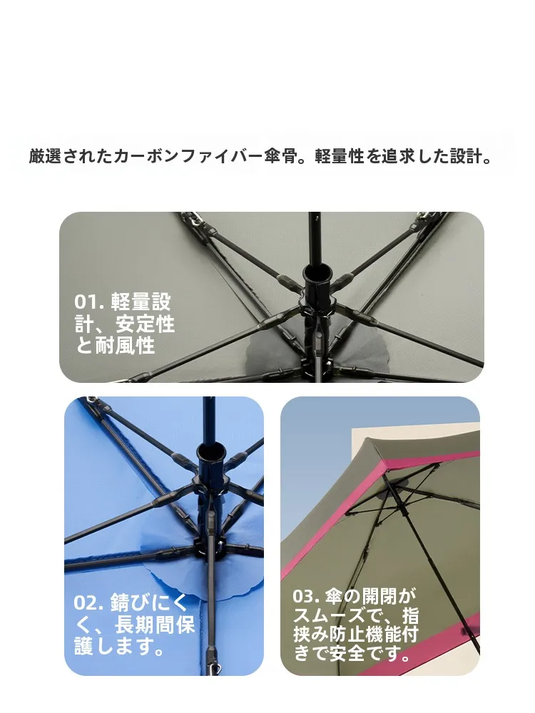 軽量UVカット晴雨兼用傘：シンプルで実用性の高い通勤・日常使いの選択肢