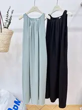 女性用 ノースリーブバックオープンデザインワンピース【リゾート風・ゆったり・フレッシュスタイル】