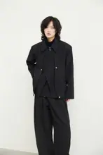 SUNYVONNE ジャケット【デザイン性のあるラウンドジップ・ショート丈・カジュアル】