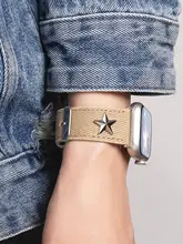 Apple Watch用ベルト Ultra対応 レディース メンズ デニム キャンバス 本革 上品 個性的 可愛い スポーツ 夏用 通気性