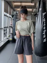 夏用 ゆったりフィット ショートパンツ【速乾・ランニング・フィットネス・ヨガ・5分丈】