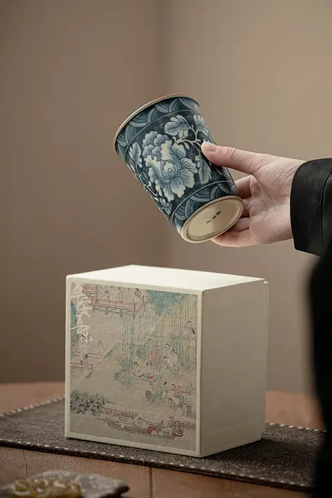 マグカップ ティーカップ 汝窯磁器 花柄 手作り セラミック 「JOJO'S L. PD.」