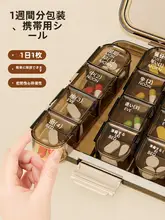ピルケース 薬ケース 携帯用 7日間 1週間 曜日別 小分け 仕切り 服薬管理 飲み忘れ防止 収納