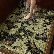 バスルーム滑り止めマット シャワールーム専用 空洞デザイン 防水 シリコン