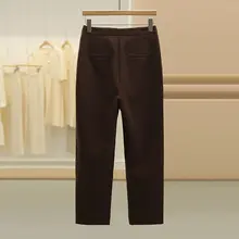 通勤向きのストレートパンツ【シンプルなデザイン・フィット・秋用】（セットアップ対応）