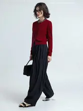 クラシックグレーのカシミヤニットカーディガン【柔らかな肌触り・長袖・秋用・ビジュー装飾】