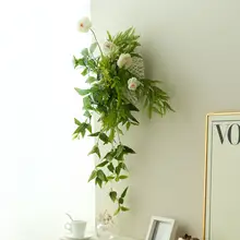 リアルな造花 壁掛けデコレーション【リビング・ダイニング用・インテリアアクセサリー】