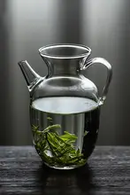 茶壺 透明 小型 ガラス 宋風 功夫茶器 コールドブリュー茶器