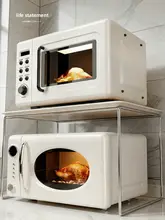 ステンレス製 キッチン用電子レンジスタンド【調理器具・収納ラック】