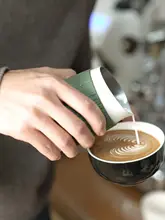 WPM 無柄ラテアートカップ 450ML【丸口・ハンドルなし】