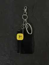 小銭入れ キーホルダー 巻き尺 マグネット式 メタル 楕円 ウエストアクセサリー 「RV」