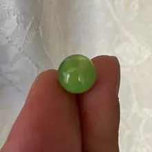緑色の旗袍ボタン【円形・珠飾り】