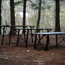軽量折りたたみテーブル【アウトドア・キャンプ・バーベキュー用・収納可能】
