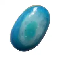 ペルー産天然青色オパール裸石ペンダント【水滴型・美しいデザイン】