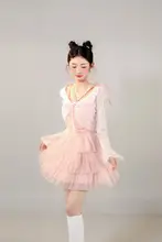 優雅な花房デザインの水着【フランス風・可愛いケーキスカート・体型カバー】
