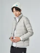 ピーク メンズ 薄型ダウンジャケット【立 collar・短丈・冬用・運動・カジュアル】