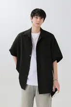 男子用 夏用アイスシルク薄手半袖シャツ【ビジネススタイル】