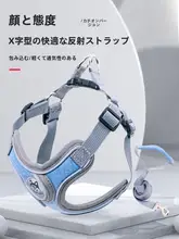 犬用胸部ハーネス付きリード【トイプードル・コーギー・フレンチブルドッグ対応・小型・中型犬用】