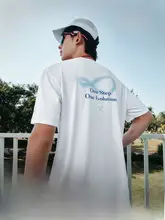 Xtep 背面デザインの速乾性Tシャツ【短袖・サマーランニング用・男性用】