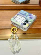 華為ノバフリップ用スマートフォンケース【折りたたみ式・油絵デザイン・フルカバー・衝撃吸収】