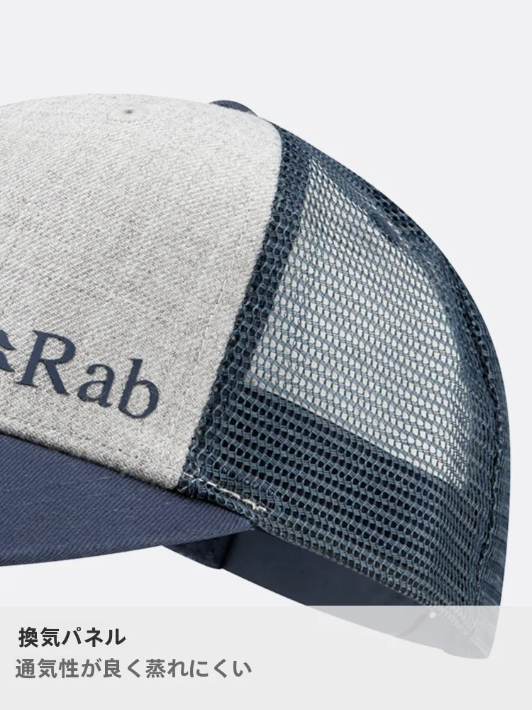 RAB カー文化ロゴ付き軽量ランニング日除け帽子：アウトドアキャップ メンズ 通気性とデザインの実証