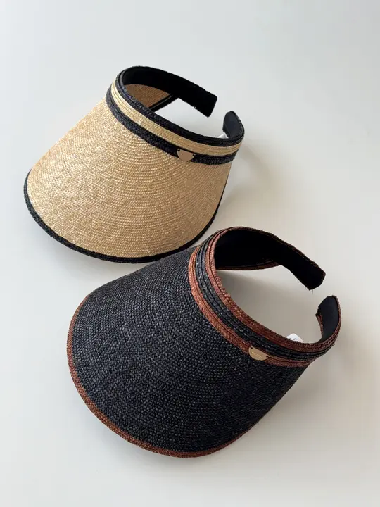 空頂ヘアバンドキャップ レディース 夏 きめ細かな麦わら編み 高級 日除け 防晒 風格のある麦わら帽子