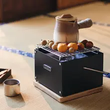 ノルク デスクトップ焚き火台【茶煮対応・冬季用・家庭用・屋内外兼用】