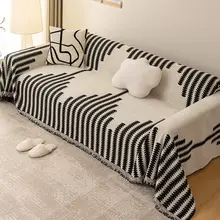 シェニール製ソファカバー【全カバー・北欧風・高級感】