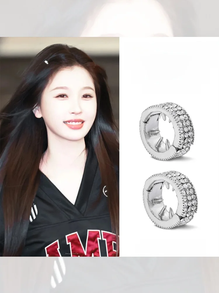 前髪 バング用円形金属ヘアクリップ：水晶装飾・サイドクリップの実用性と適用シーン