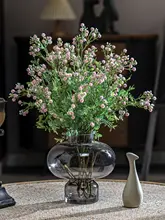 フェイクフラワー テーブルデコレーション マツバボタンの高級擬似花 芸術的な花飾り