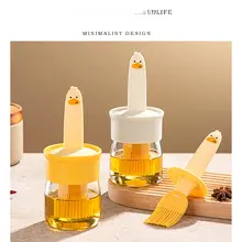 オイルブラシ兼用ガラス容器【家庭用・耐高温・食品グレード・バーベキュー用】