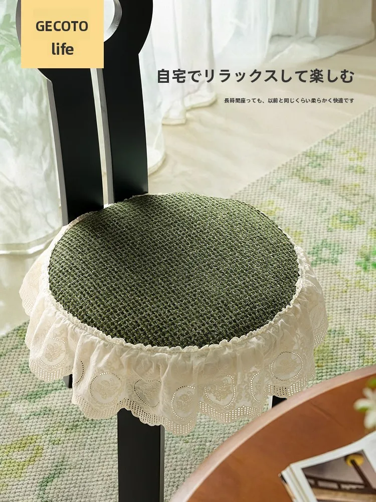 丸いクッションカバーをどう選ぶ？法式リボンデザインが夏の気温を和らげる秘密