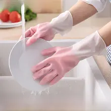 耐水性の薄手ゴム手袋【家庭用・キッチン・清掃・洗浄対応】