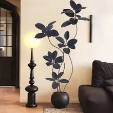 フェイクグリーン ゴムノキ 大型 造花 鉢植え リビング インテリア ソファ横 床置き 観葉植物