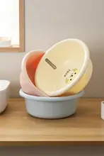 抗菌洗面器【耐久性のあるプラスチック・子供用・厚手】