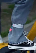 夜間走行対応！反射材入り自転車用保護バンド【ランニング・サイクリング・山地用】