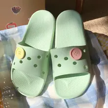 極上の柔らかさのEVAスライドサンダル【夏用・滑り止め・抗菌・カラフルボタン】（セットアップ対応）