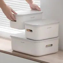 収納ボックス 蓋付き プラスチック デスクトップ キッチン 衣類 小物 コスメ