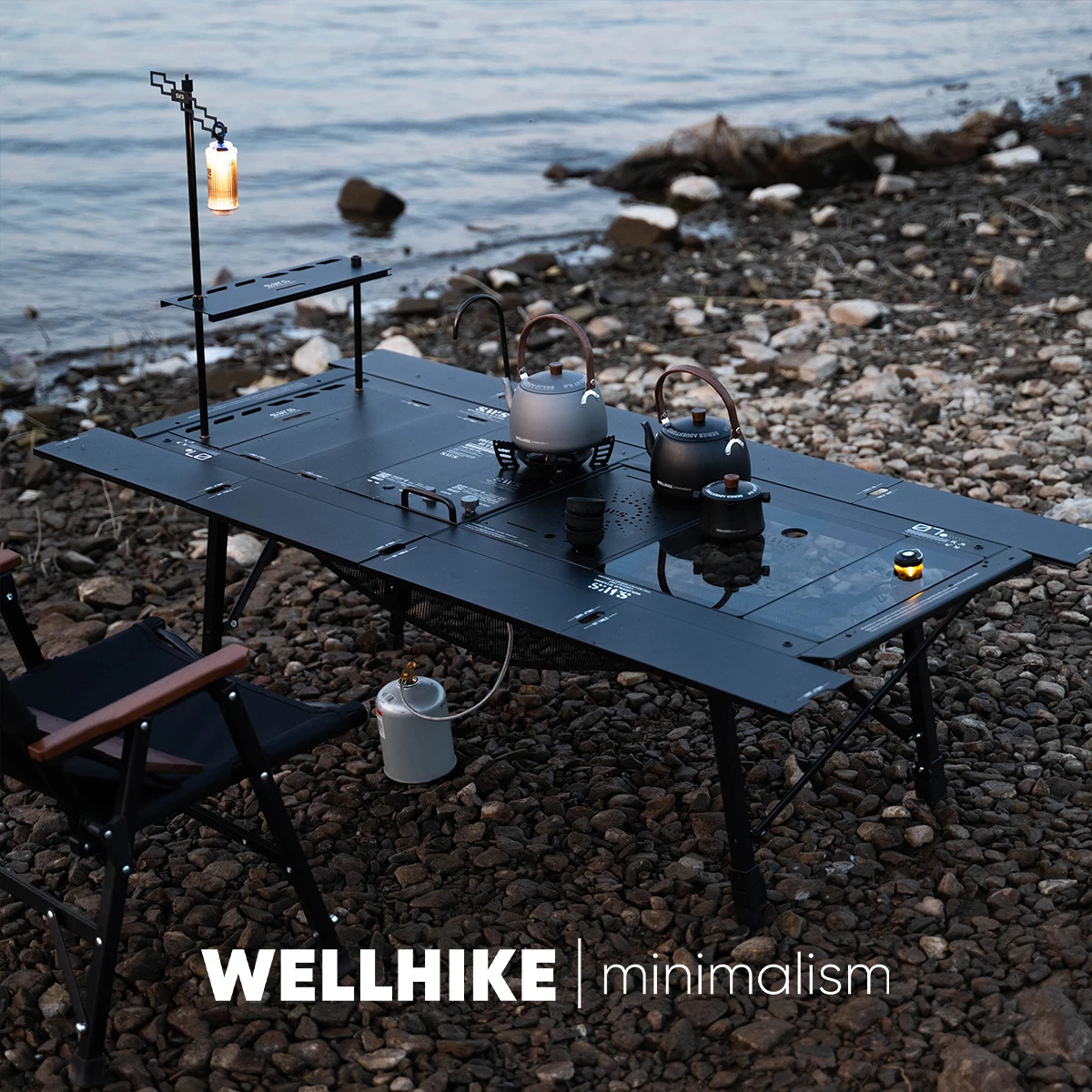 WELLHIKE 折りたたみアルミテーブル：高さ調整機能と5ユニットセットの実用性解析