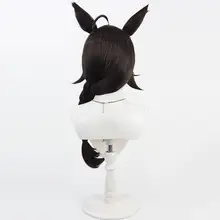 リアルな質感のコスプレウィッグ【競馬娘・ポニーテール・耳と尾付き】