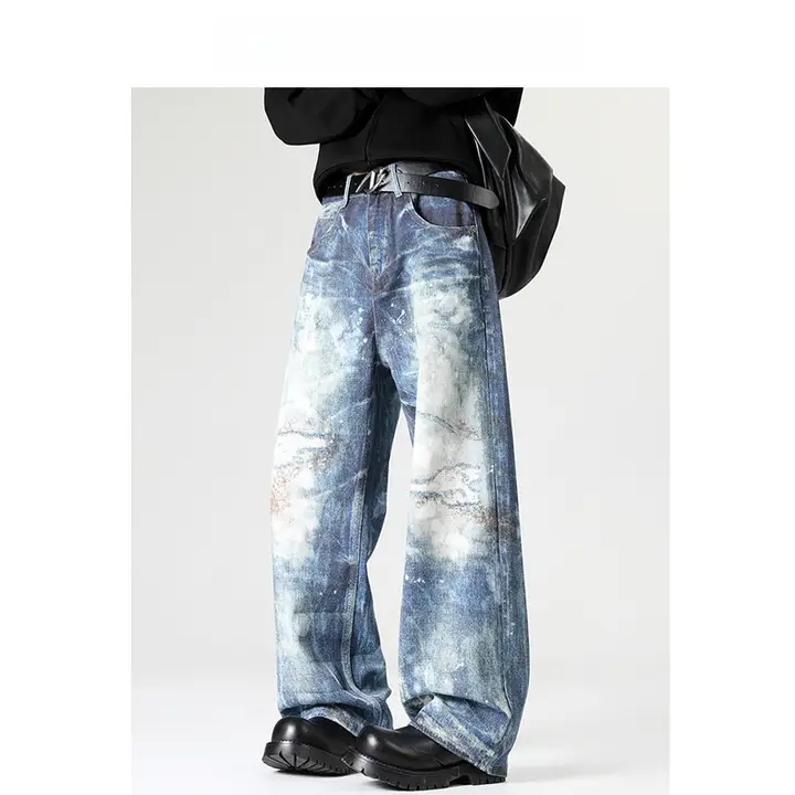 春夏向け デザインパンツ【サステナブルファッション・ストリートスタイル・ゆったりシルエット】（セットアップ対応）