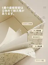 美しいデザインの収納ボックス【衣類整理用・長方形・重ねられるタイプ】