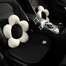 車用ヘッドレスト 腰サポート枕 首支持枕 クッション シートクッション 夏用 首腰サポート 超薄型